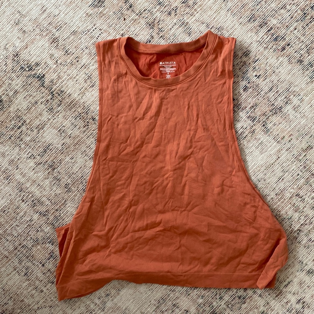 Athleta workout tank crop top